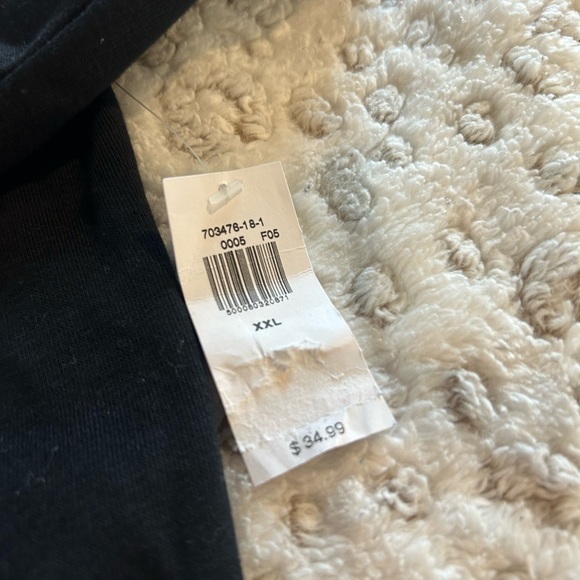 NWT Old Navy Plus Size XXL Black Crewneck Holiday Sweatshirt - Picture 5 of 8